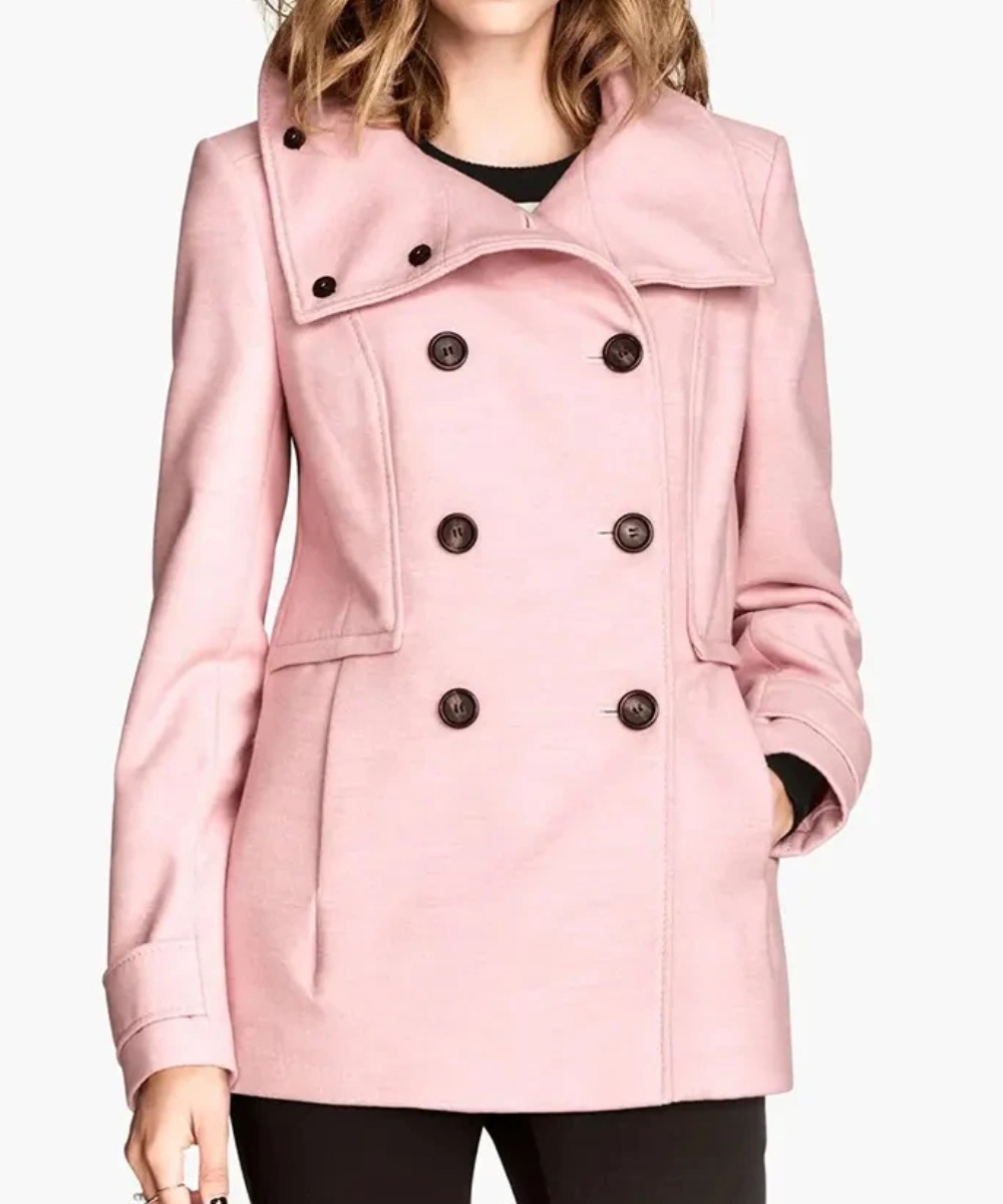 Tiera Skovbye Riverdale Polly Cooper Double-Breasted Coat