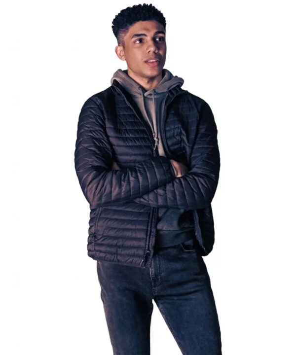 Titans S03 Tim Drake Black Quilted Puffer Jacket