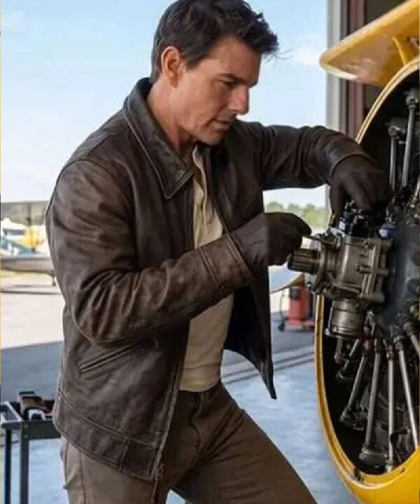 Tom Cruise Digger 2026 Leather Jacket