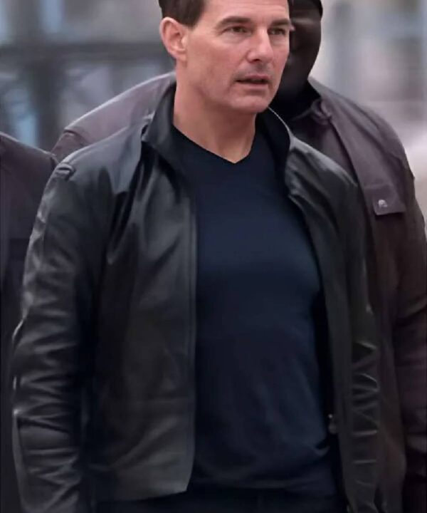 Tom Cruise Mission Impossible 7 Leather Jacket