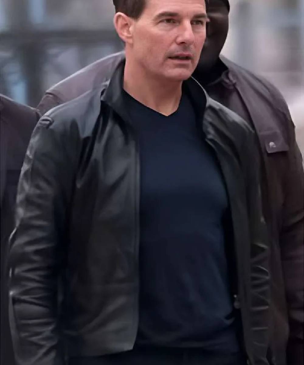 Tom Cruise Mission Impossible 7 Leather Jacket