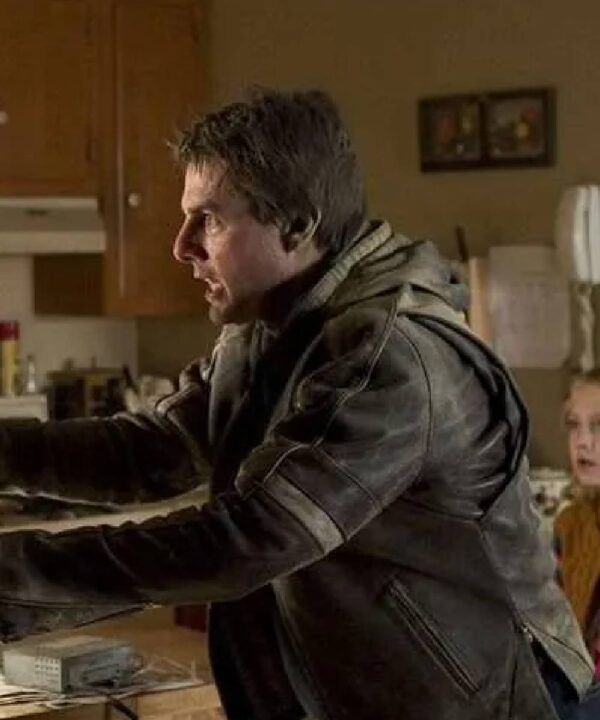 Tom Cruise War of Worlds Brown Leather Jacket
