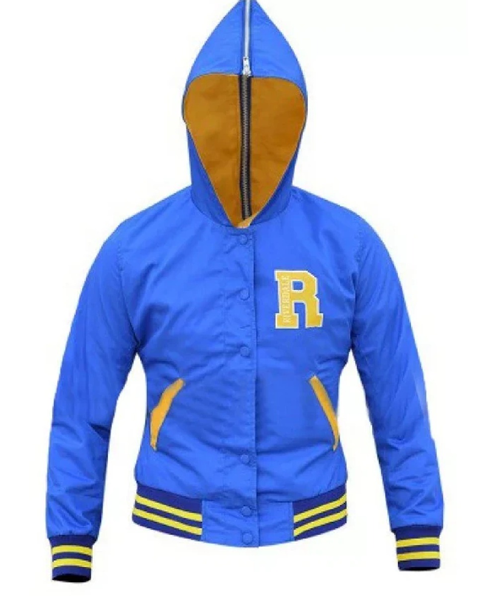 Women’s Riverdale Cheer Girls Blue Yellow Jacket
