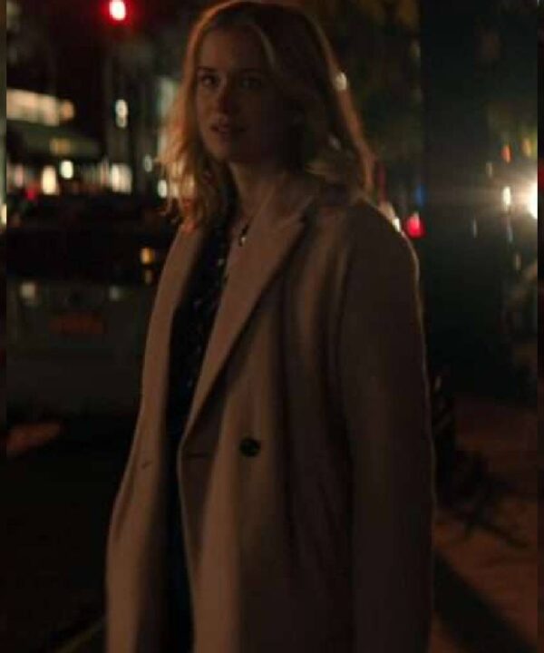 You Guinevere Beck Pale Pink Long Coat